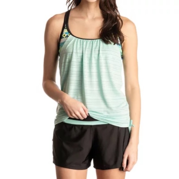 ZeroXposur Womens 2-in-1 Tankini & Swim Short 2-Pc - Picture 8 of 9